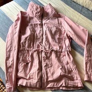 Old navy cargo jacket, size large blush color